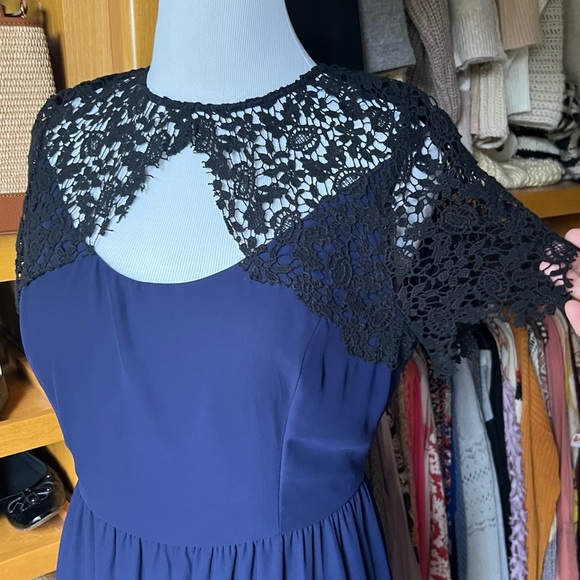 ⭐️BOGO FREE⭐️ URBAN OUTFITTERS Pins and Needles Navy and black NWT size L - Picture 3 of 14